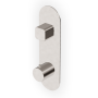 BRIM THERMOSTATISCHE DUSCHE MIT UMSCHALTER 2/3 WEGE GEBÜRSTETES NICKEL