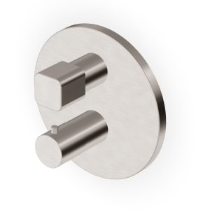 BRIM THERMOSTATISCHE DUSCHE MIT UMSCHALTER GEBÜRSTETES NICKEL