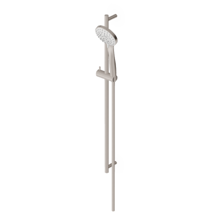 BRIM KOMPLETTE DUSCHWANDSTANGE GEBÜRSTETES NICKEL
