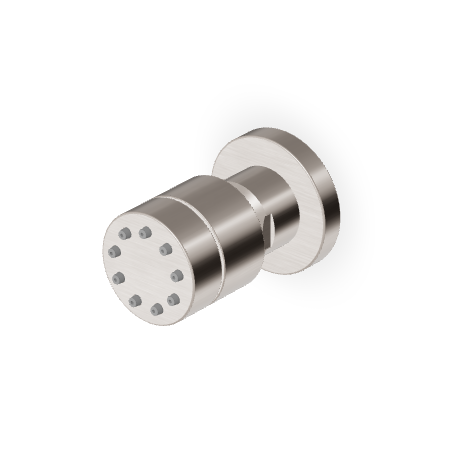 BRIM DUSCHKOPF GEBÜRSTETES NICKEL