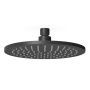 BRIM SOFFIONE mit festem Strahl Ø200MM Schwarz Matt Strukturiert