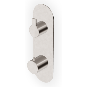 GILL THERMOSTATISCHE DUSCHE MIT STOPPVENTIL GEBÜRSTETES NICKEL
