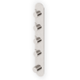 GILL THERMOSTATISCHE DUSCHE MIT 4 ABSPERRVENTILEN GEBÜRSTETES NICKEL