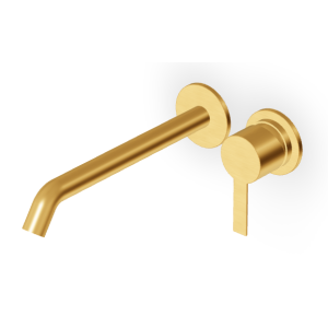GILL EINBAU-WASCHBECKENMISCHER 220MM GEBÜRSTETES GOLD