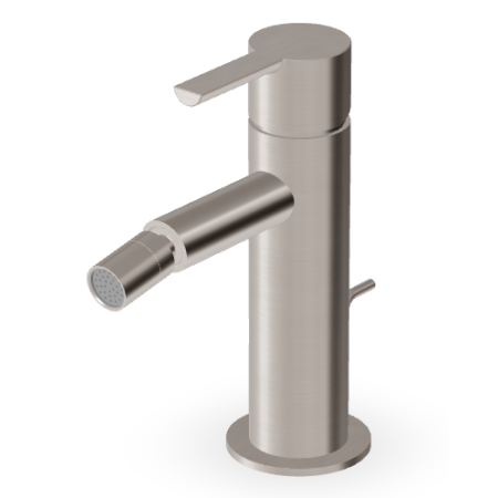 GILL BIDETMISCHER MIT ABLAUF, GEBÜRSTETES NICKEL