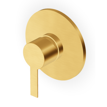 GILL EINGEBAUTER DUSCHMISCHER IN GEBÜRSTETEM GOLD