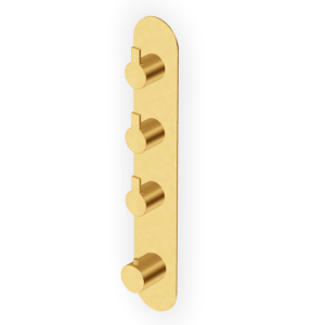 GILL THERMOSTATISCHE DUSCHE MIT 3 STOPPVENTILEN IN GEBÜRSTETEM GOLD