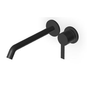 GILL EINBAUWASCHBECKENMISCHER 220MM MATT SCHWARZ STRUKTURIERT