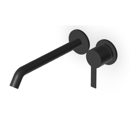 GILL EINBAUWASCHBECKENMISCHER 220MM MATT SCHWARZ STRUKTURIERT