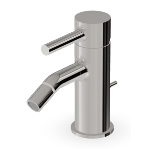 PAN BIDETMISCHER MIT ABLAUF NICKEL