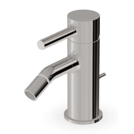 PAN BIDETMISCHER MIT ABLAUF NICKEL