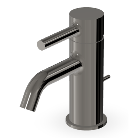 PAN WASCHBECKENMISCHER MIT ABLAUF METAL BLACK