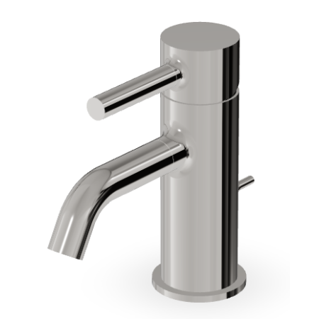 PAN WASCHBECKENMISCHER MIT ABLAUF NICKEL