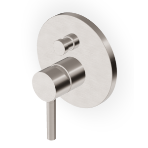 PAN DUSCHMISCHER MIT UMSCHALTER GEBÜRSTETES NICKEL