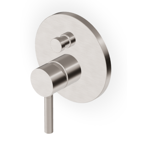 PAN DUSCHMISCHER MIT UMSCHALTER GEBÜRSTETES NICKEL