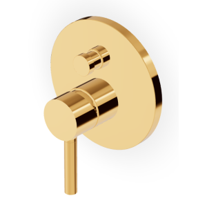 PAN DUSCHMISCHER MIT UMSCHALTER GOLD