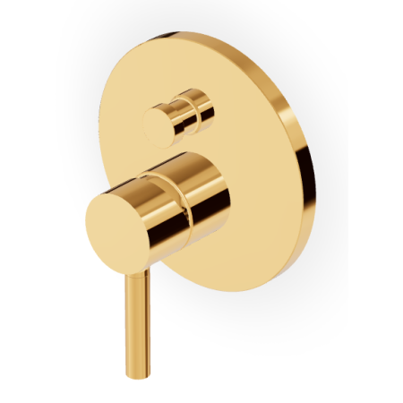 PAN DUSCHMISCHER MIT UMSCHALTER GOLD