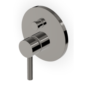 PAN DUSCHMISCHER MIT UMSCHALTER METAL SCHWARZ