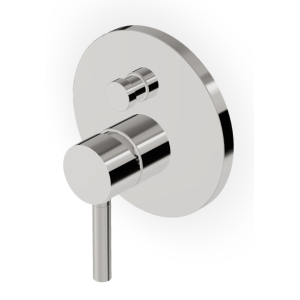 PAN DUSCHMISCHER MIT UMSCHALTER NICKEL