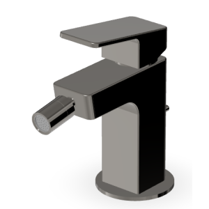 JINGLE BIDETMISCHER MIT ABLAUF METAL SCHWARZ