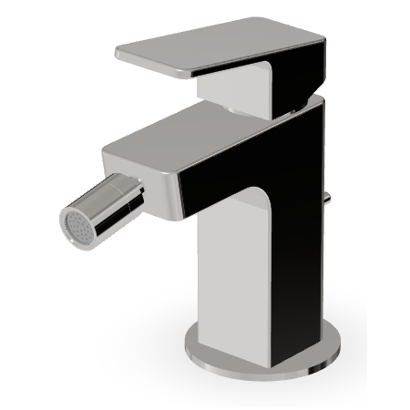 JINGLE BIDETMISCHER MIT ABLAUF NICKEL