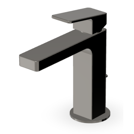 JINGLE WASCHBECKENMISCHER MIT ABLAUF METAL BLACK