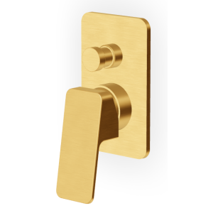 JINGLE DUSCHMISCHER MIT UMSCHALTER GEBÜRSTETES GOLD