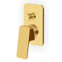 JINGLE DUSCHMISCHER MIT UMSCHALTER GEBÜRSTETES GOLD