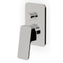 JINGLE DUSCHMISCHER MIT UMSCHALTER NICKEL