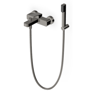 JINGLE WANNE-DUSCHE MISCHER AUSSEN METAL SCHWARZ