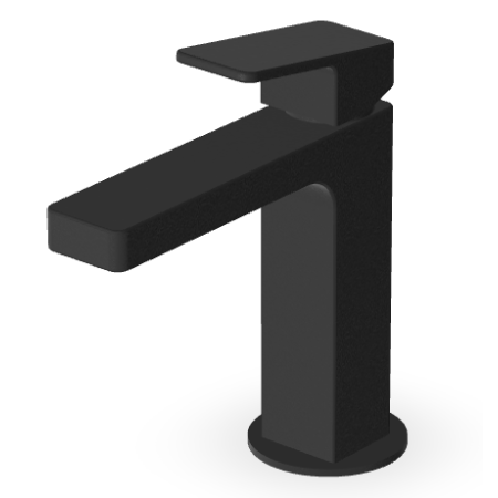 JINGLE WASCHBECKENMISCHER OHNE ABLAUF, MATT SCHWARZ STRUKTURIERT