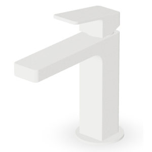 JINGLE WASCHBECKENMISCHER OHNE ABLAUF WEISS MATT STRUKTURIERT