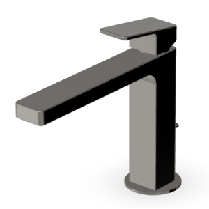 JINGLE WASCHBECKENMISCHER MIT ABLAUF METAL BLACK