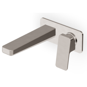 JINGLE WAND-WASCHBECKENMISCHER 180MM GEBÜRSTETES NICKEL
