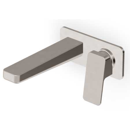 JINGLE WAND-WASCHBECKENMISCHER 180MM GEBÜRSTETES NICKEL