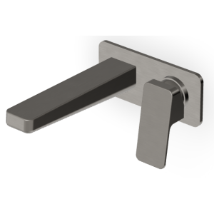 JINGLE WAND-WASCHBECKENMISCHER 180MM METAL SCHWARZ GEBÜRSTET