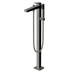 JINGLE FREISTEHENDE WANDBADARMATUR MIT UMSTELLER METAL SCHWARZ