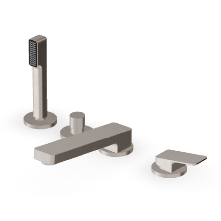 JINGLE WANNENRAND-ARMATUR 4 LÖCHER GEBÜRSTETES NICKEL