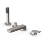 JINGLE WANNENRAND-ARMATUR 4 LÖCHER GEBÜRSTETES NICKEL