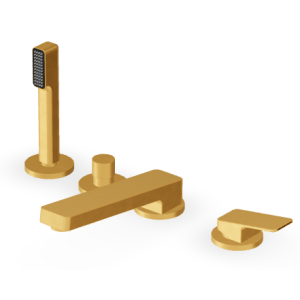 JINGLE WANNENRAND-ARMATUR 4 LÖCHER GEBÜRSTETES GOLD