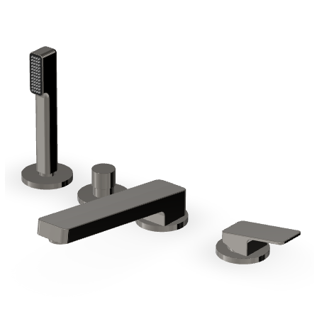 JINGLE WANNENRAND-ARMATUR 4 LOCH METAL BLACK