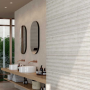 ALBA WALL GREIGE STRUTTURA WALLTONE 3D 30X90 Rektifizierte