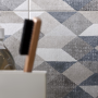 CHALK GREY DECORO ORIGAMI 25X76