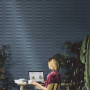 COLORPLAY BLUE STRUTTURA CABOCHON 30X90 Rektifizierte