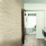 DOVER BEIGE STRUTTURA BLOCK 30X90 Rektifizierte
