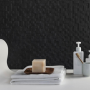 MYSTONE_LAVAGNA NERO MOSAICO 3D 30X30