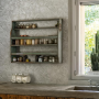 NATURALIA_WALL DECORO INCISIONE GRIGIO - 33X100 Rektifizierte