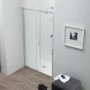 FAST DUSCHKABINE IN NISCHE MIT SCHIEBETÜR