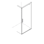 PIVOTIERENDE TÜR x FAST WINKEL PIVOTIERENDE TÜR + FESTES SEITENTEIL