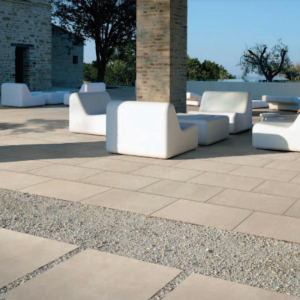 INDUSTRIAL TAUPE BOCCIARDATO 60X60 - ST. 20mm